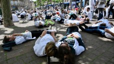 Die Situation der im Gesundheitswesen Beschäftigten spielt in den Programmen keine Rolle: Apothekenprotest in Strasbourg am 3. Mai. (Foto: IMAGO / ABACAPRESS)