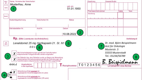 Nur noch ein Kreuz fürs E-T-Rezept 