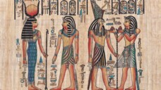 &nbsp;Ägyptischer&nbsp;Papyrus aus der Epoche, in der eine bis heute berühmte Frau gelebt hat: Kleopatra.&nbsp;(Foto:&nbsp;rysp / AdobeStock)