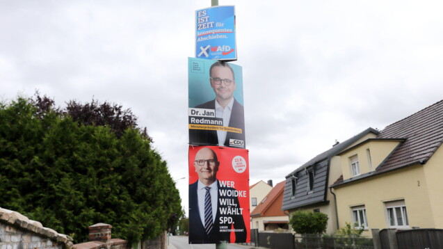 Belegen in den Umfragen zur Wahl in Brandenburg die Podiumsplätze: AfD, SPD und CDU. (Foto: Martin Müller)