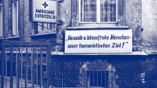 Ambulanz Leipzig Eutrizsch, 1980. (Sieghard Liebe, Stadtgeschichtliches Museum Leipzig)