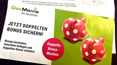 Recht egal: Bis zum 31. Januar 2021 will DocMorris seinen Bestandkunden einen doppelten Bonus gewähren. (p / Foto: DAZ.online)