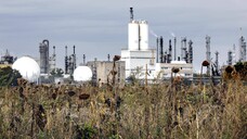 Symbolbild: Blick auf das BASF-Werk in Ludwigshafen. (Foto: imago images / Jochen Eckel)