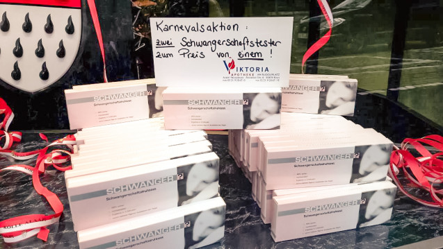 Karnevals Apotheke Zwei Schwangerschaftstests Zum Preis