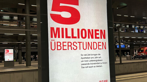 ABDA startet neue Kampagne in Bahnhöfen