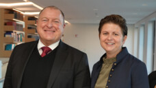 Armin Hoffmann und Franziska Scharpf haben Thomas Benkert und Ursula Funke an der Spitze der Bundesapothekerkammer abgelöst. (Foto: ABDA)&nbsp;