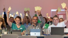 Antragsberatung auf dem DAT 2024 in München. (Foto: Schelbert)