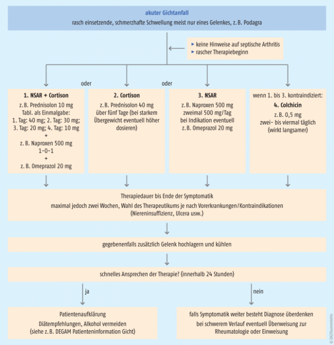 Pharmakotherapie Gicht