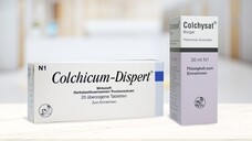 Obwohl pflanzlich, muss bei Colchicum Dispert und Colchysat „Pflanzliches Arzneimittel" aus der Packungsbeilage entfernt werden. (Foto: Johannes Bürger Ysatfabrik GmbH / DAZ.online)