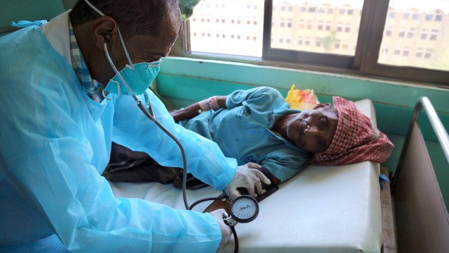 In Afrika und auf der arabischen Halbinsel breitet sich derzeit die Cholera aus - auch wegen kriegerischen Konflikten und der massiven Dürre. (Foto: dpa)